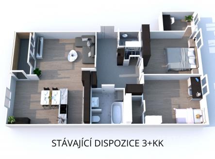 Prodej bytu, 3+kk, 97 m²