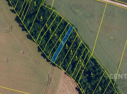 Prodej pozemku, les, 921 m²