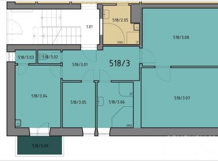 Prodej bytu, 3+1, 80 m²