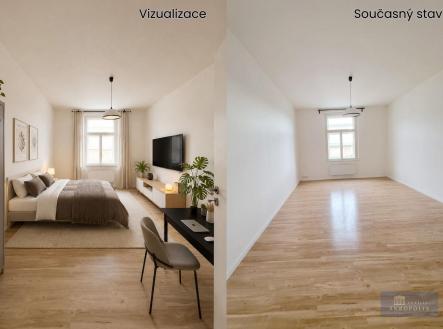 Prodej bytu, 2+kk, 43 m²