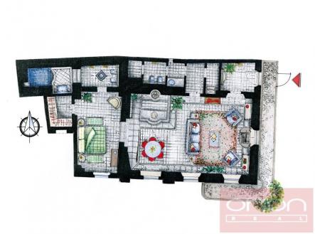 Pronájem bytu, 2+1, 92 m²