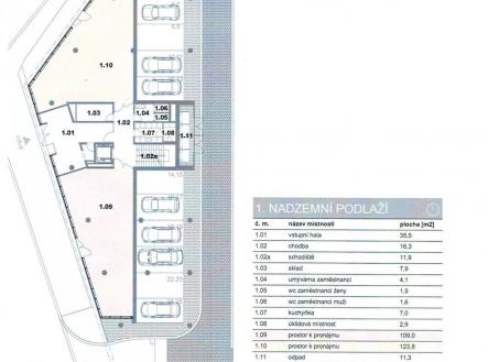 Pronájem obchodní prostor, 123 m²
