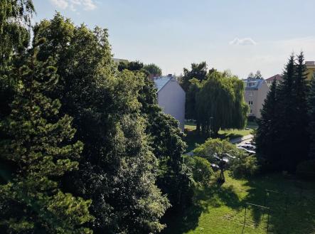 výhled z balkonui