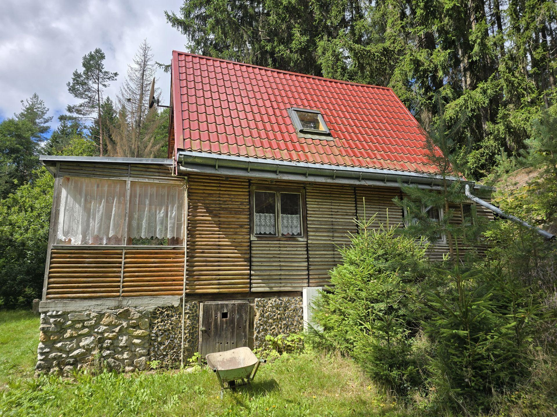 Chata na vlastním pozemku, Sněžná u Kraslic, 42m2, v srdci přírody Krušných hor
