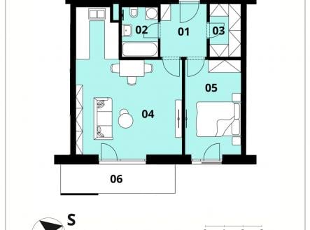 Pronájem bytu, 2+kk, 68 m²