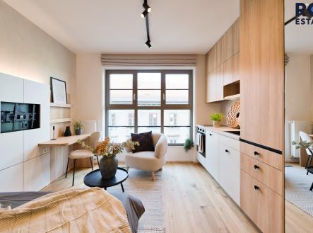 Pronájem bytu, 1+kk, 23 m²