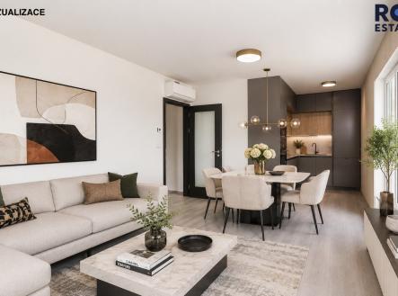 Pronájem bytu, 2+kk, 57 m²