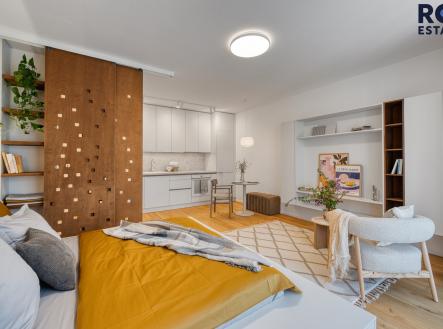 Pronájem bytu, 1+kk, 39 m²