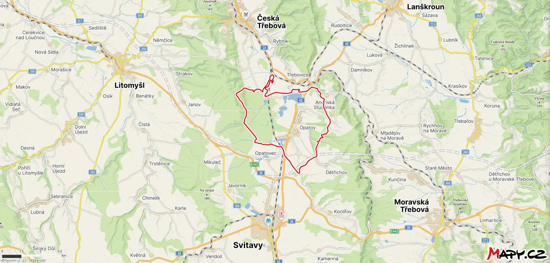 Stavební pozemek Opatov v Čechách