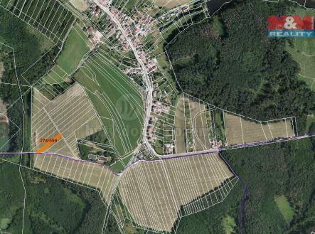 Prodej - pozemek, zemědělská půda, 1 630 m²