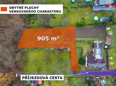 Prodej - pozemek pro bydlení, 905 m²