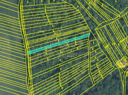Prodej - pozemek, les, 1 073 m²