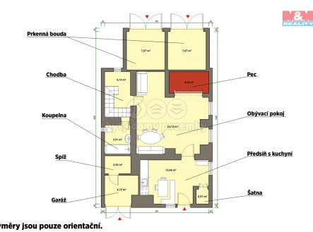 Prodej - chata/rekreační objekt, 150 m²