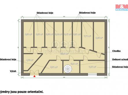 Pronájem - skladovací prostor, 8 m²