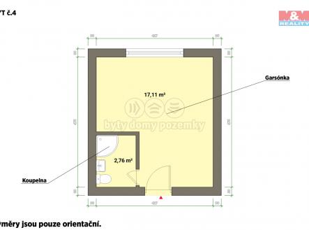 Prodej bytu, 1+kk, 20 m²