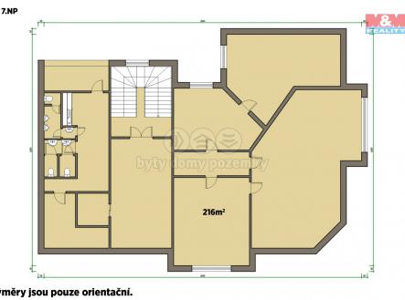 Pronájem - kanceláře, 216 m²