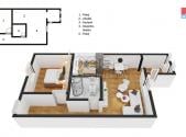 Prodej bytu, 2+kk, 64 m²