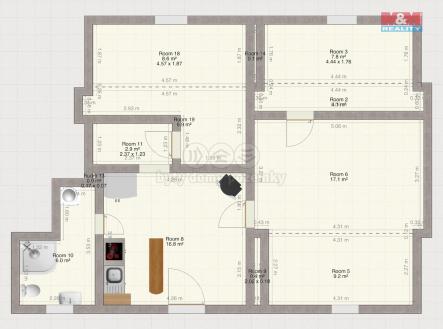 Prodej bytu, 3+1, 72 m²