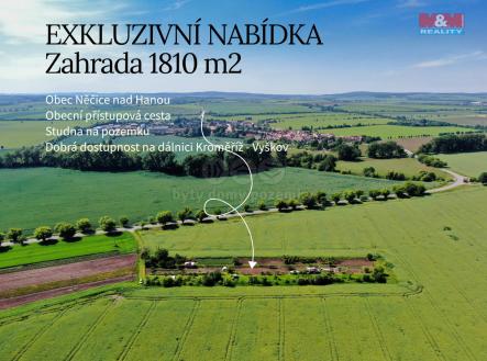 Prodej - pozemek, zahrada, 1 810 m²