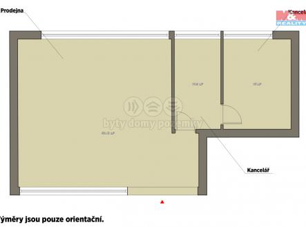 Pronájem - obchodní prostor, 89 m²