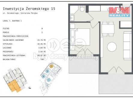 Prodej bytu, 2+kk, 41 m²