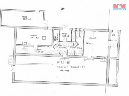 Pronájem - obchodní prostor, 890 m²