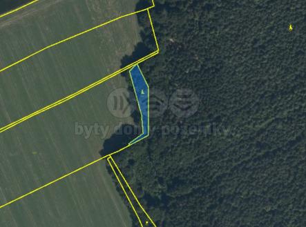 Prodej pozemku, les, 1 312 m²