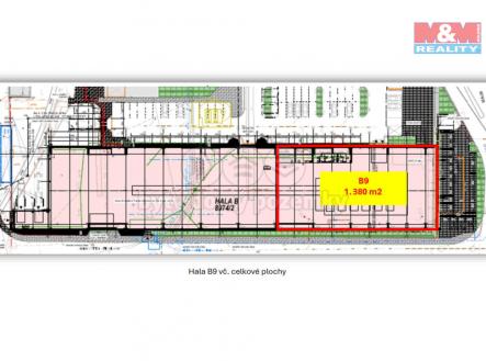 Pronájem - výrobní prostor, 1 380 m²