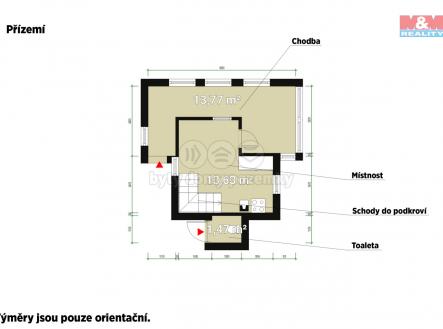 Prodej - chata/rekreační objekt, 72 m²