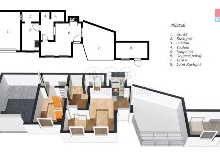 Prodej - chata/rekreační objekt, 48 m²