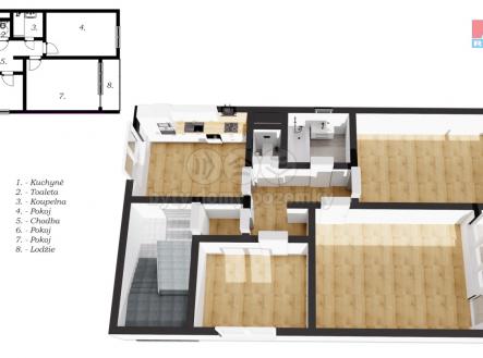 Prodej bytu, 3+1, 81 m²
