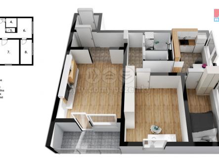 Pronájem bytu, 3+1, 65 m²