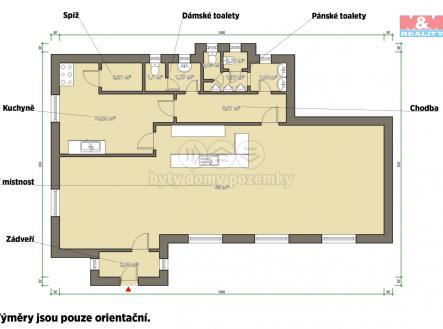 Pronájem - obchodní prostor, 98 m²