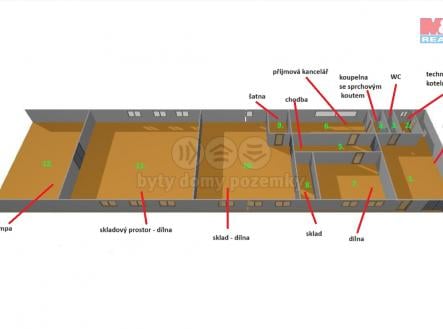 Pronájem - obchodní prostor, 427 m²