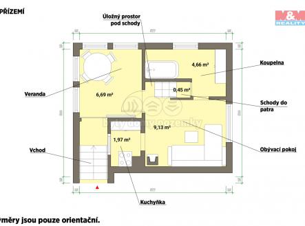 Prodej - chata/rekreační objekt, 60 m²