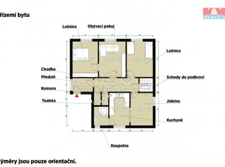 Prodej bytu, 4+1, 81 m²