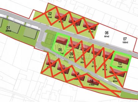 Prodej - pozemek pro bydlení, 804 m²