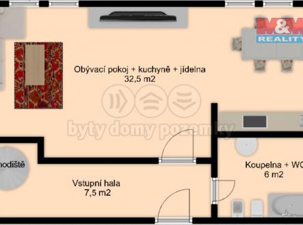 Prodej bytu, 2+kk, 71 m²