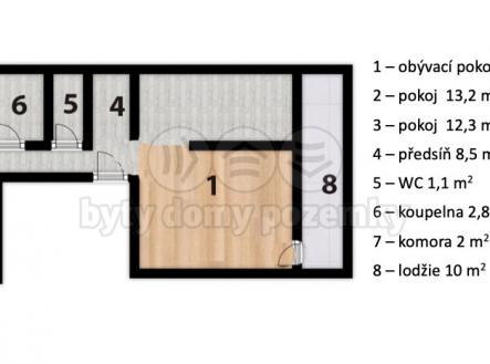 Prodej bytu, 3+kk, 85 m²