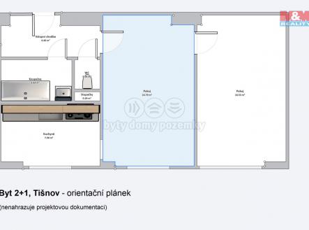 Prodej bytu, 2+1, 51 m²