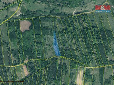 Prodej pozemku, les, 7 736 m²