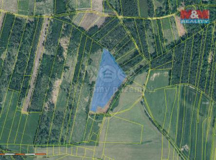 Prodej pozemku, les, 32 445 m²