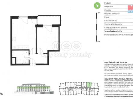 Prodej bytu, 2+kk, 51 m²