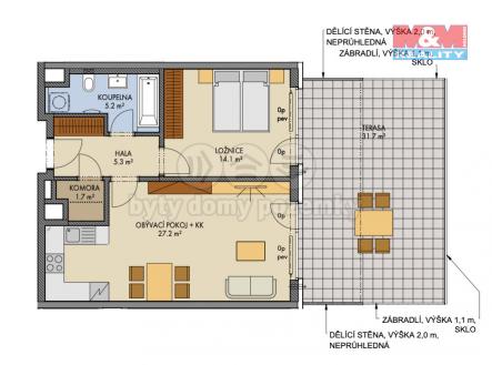 Prodej bytu, 2+kk, 93 m²