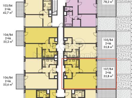 Prodej bytu, 2+kk, 93 m²