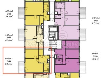 Prodej bytu, 2+kk, 59 m²