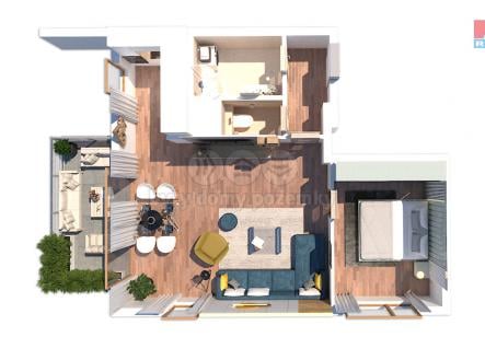 Prodej bytu, 2+kk, 64 m²