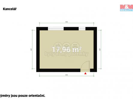 Pronájem - kanceláře, 19 m²