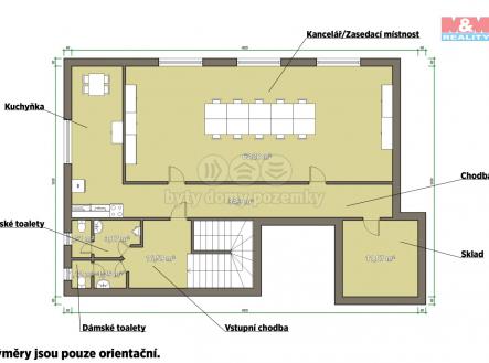 Pronájem - kanceláře, 114 m²