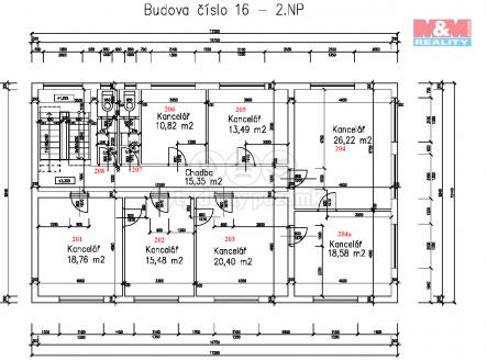 Pronájem - kanceláře, 150 m²